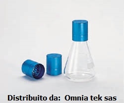 Erlenmeyer Cap Tappo in alluminio per beute per colture Ø mm 38 colore blu cf.10 pz. - 1931893720